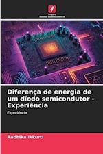 Diferença de energia de um díodo semicondutor - Experiência