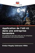 Application de l'IAS 41 dans une entreprise bananière