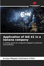 Application of IAS 41 in a banana company