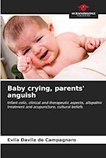 Baby crying, parents' anguish