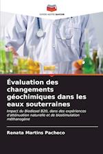 Évaluation des changements géochimiques dans les eaux souterraines