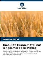 Umhüllte Düngemittel mit langsamer Freisetzung