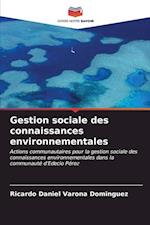 Gestion sociale des connaissances environnementales