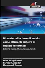 Biomateriali a base di amido come efficienti sistemi di rilascio di farmaci