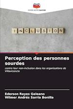 Perception des personnes sourdes