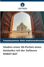 Studien eines 2D-Portals eines Gebäudes mit der Software ROBOT-BAT