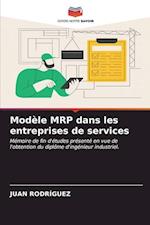 Modèle MRP dans les entreprises de services