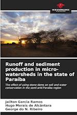 Runoff and sediment production in micro-watersheds in the state of Paraíba