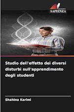 Studio dell'effetto dei diversi disturbi sull'apprendimento degli studenti