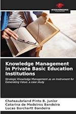 Knowledge Management in Private Basic Education Institutions