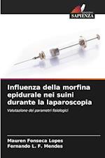 Influenza della morfina epidurale nei suini durante la laparoscopia