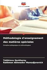 Méthodologie d'enseignement des matières spéciales