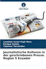 Journalistische Kulturen in der geschriebenen Presse. Region 5 Ecuador