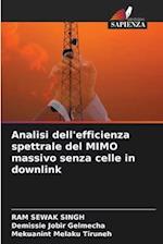 Analisi dell'efficienza spettrale del MIMO massivo senza celle in downlink