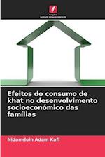 Efeitos do consumo de khat no desenvolvimento socioeconómico das famílias