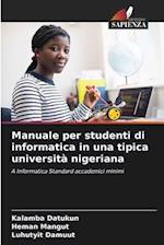 Manuale per studenti di informatica in una tipica università nigeriana