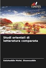 Studi orientali di letteratura comparata