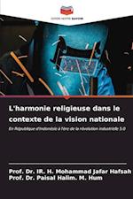 L'harmonie religieuse dans le contexte de la vision nationale