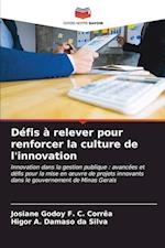 Défis à relever pour renforcer la culture de l'innovation