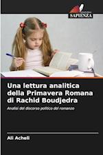 Una lettura analitica della Primavera Romana di Rachid Boudjedra