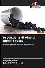 Produzione di vino di mirtillo rosso