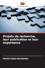 Projets de recherche, leur publication et leur importance