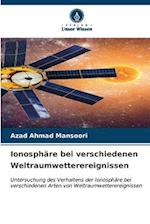 Ionosphäre bei verschiedenen Weltraumwetterereignissen