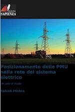 Posizionamento delle PMU nella rete del sistema elettrico