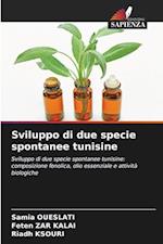 Sviluppo di due specie spontanee tunisine