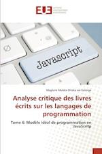 Analyse critique des livres écrits sur les langages de programmation