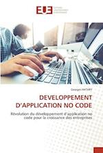 DEVELOPPEMENT D¿APPLICATION NO CODE