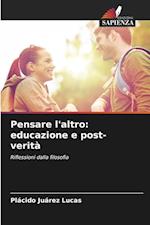 Pensare l'altro: educazione e post-verità