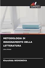 METODOLOGIA DI INSEGNAMENTO DELLA LETTERATURA