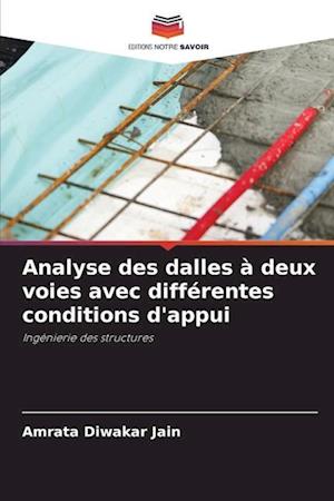 Analyse des dalles à deux voies avec différentes conditions d'appui