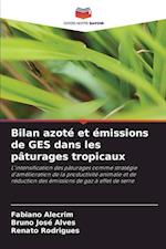 Bilan azoté et émissions de GES dans les pâturages tropicaux