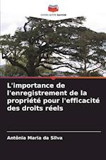 L'importance de l'enregistrement de la propriété pour l'efficacité des droits réels