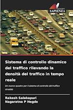 Sistema di controllo dinamico del traffico rilevando la densità del traffico in tempo reale