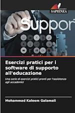 Esercizi pratici per i software di supporto all'educazione