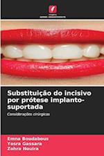 Substituição do incisivo por prótese implanto-suportada