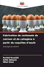 Fabrication de carbonate de calcium et de collagène à partir de coquilles d'oeufs