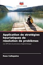 Application de stratégies heuristiques de résolution de problèmes