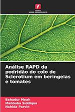 Análise RAPD da podridão do colo de Sclerotium em beringelas e tomates