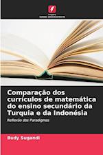 Comparação dos currículos de matemática do ensino secundário da Turquia e da Indonésia