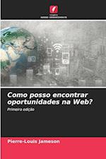 Como posso encontrar oportunidades na Web?