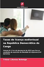 Taxas de licença audiovisual na República Democrática do Congo