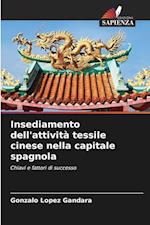 Insediamento dell'attività tessile cinese nella capitale spagnola