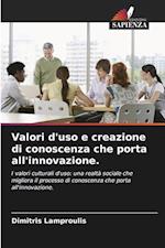 Valori d'uso e creazione di conoscenza che porta all'innovazione.