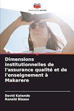 Dimensions institutionnelles de l'assurance qualité et de l'enseignement à Makerere