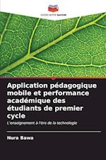 Application pédagogique mobile et performance académique des étudiants de premier cycle