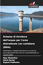 Schema di fornitura dell'acqua per l'area distrettuale con contatore (DMA)